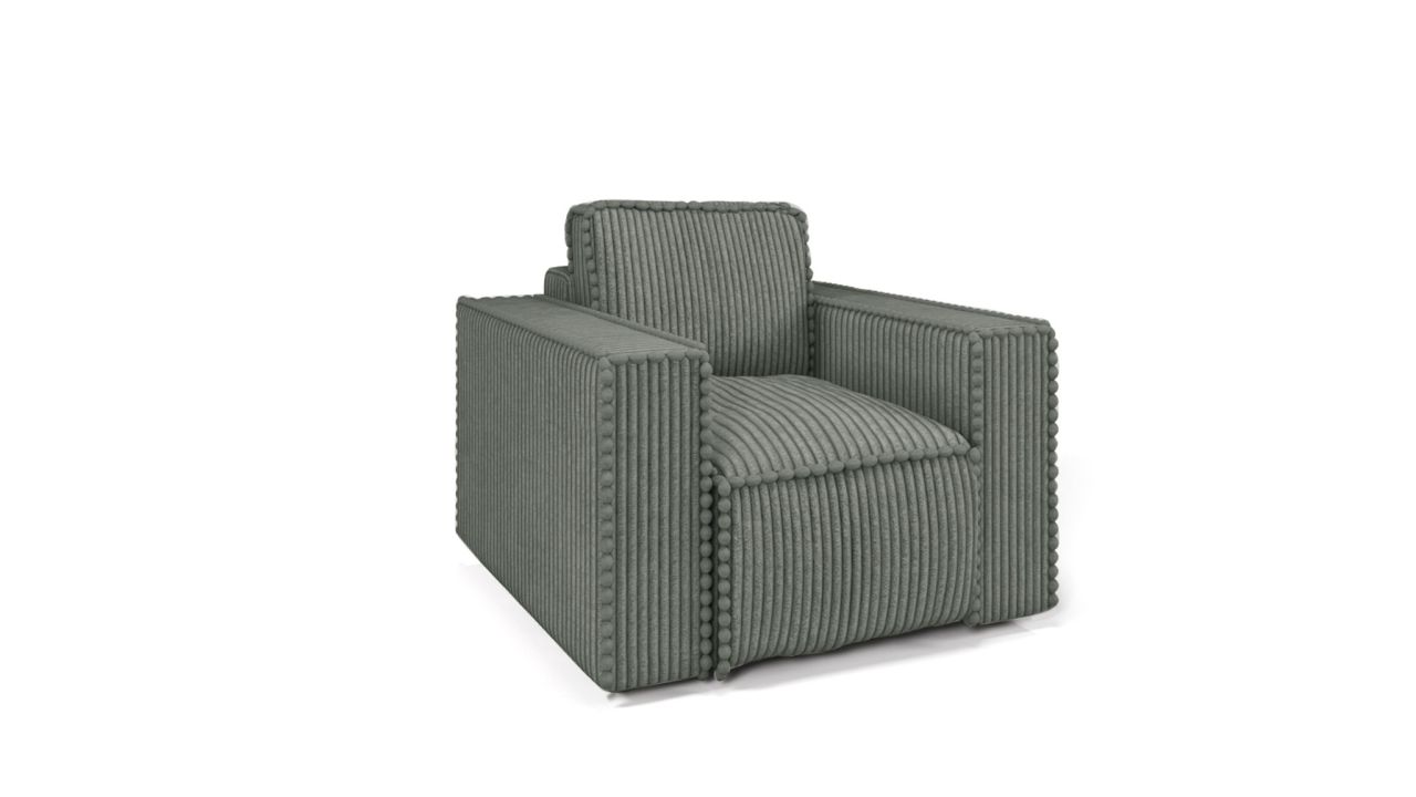 Sessel Designersessel VAJANA Stoff Tilia Olivgrün