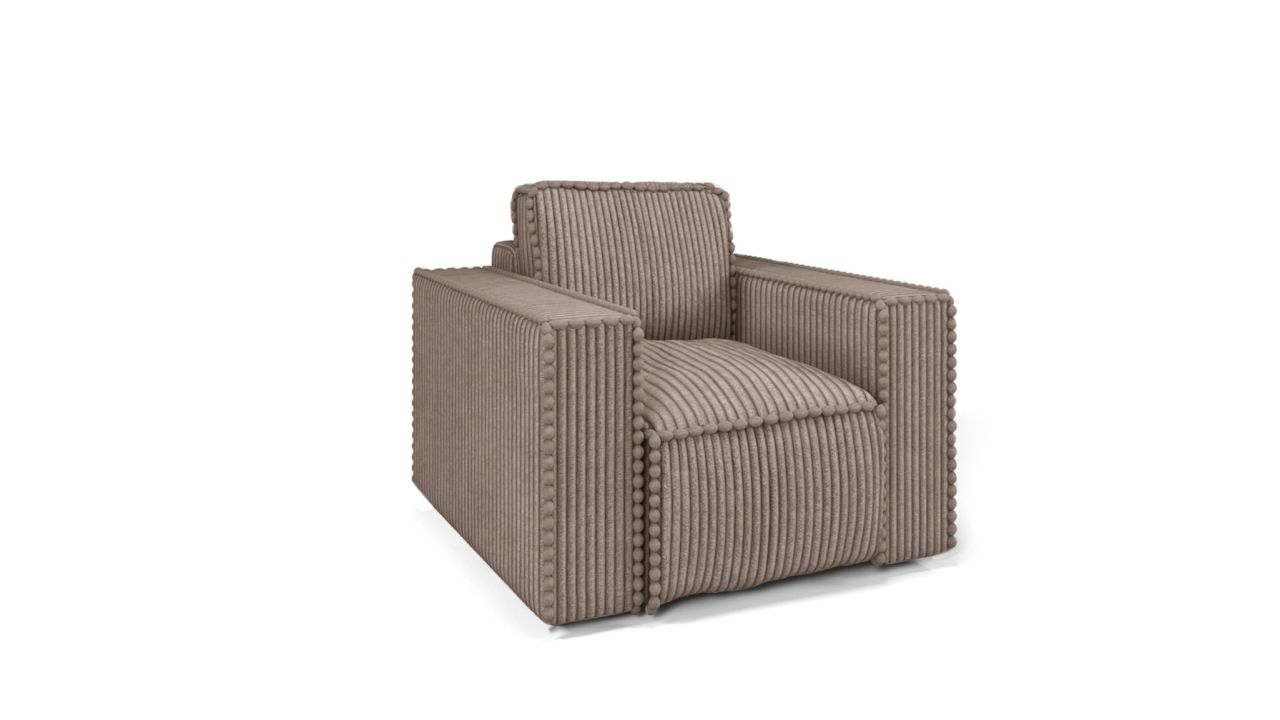 Sessel Designersessel VAJANA Stoff Tilia Beige