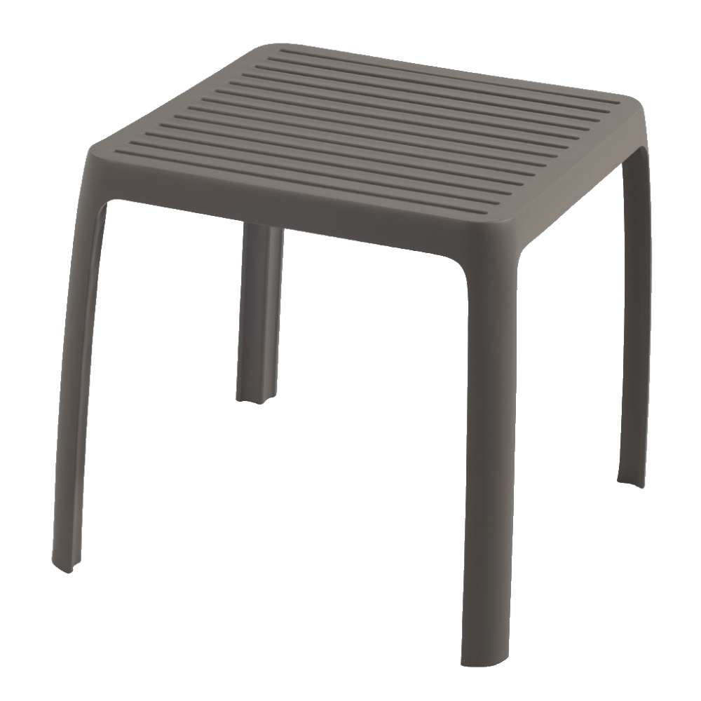 Papatya Wave Sonnenliege Tisch grau-braun