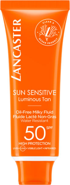 Lancaster Sun Sensitive Luminous Tan Oil-Free Milky Fluid SPF 50