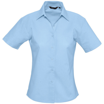 Sols  Blusen ELITE -CAMISA  tipo OXFORD MUJER MANGA CORTA de algodon