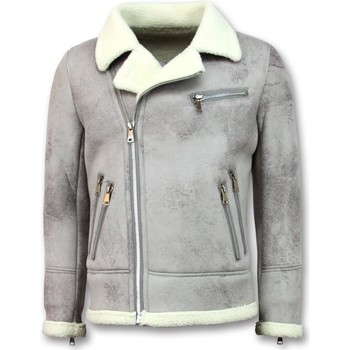 Tony Backer  Lederjacken Jacke Mit Kunstfell Lammy Coat
