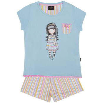 Admas  Pyjama-Sets Pyjama-Shorts T-Shirt And All Things Nice Santoro blau