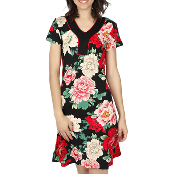 Admas  Kleider Sommerkleid mit kurzen Ärmeln Nightflowers