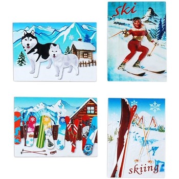 Signes Grimalt Statuetten und Figuren Magnetschnee Set 4 U