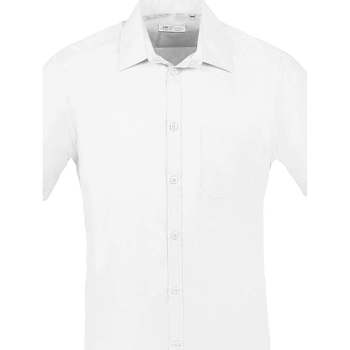 Sols Hemdbluse BRISTOL FIT Blanco-CAMISA POPELÍN HOMBRE MANGA CORTA