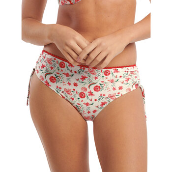 Lisca  Bikini Ober- und Unterteile Bikini-Strümpfe mit hoher Taille geraffte Seiten Java