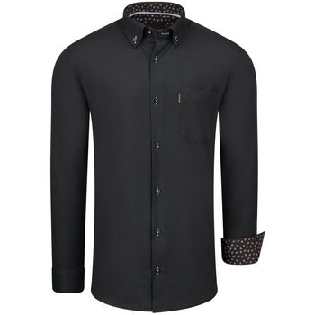 Cappuccino Italia  Blusen Regular Fit Overhemd Black