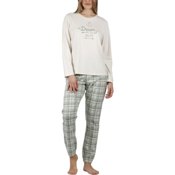 Admas Pyjama-Sets Pyjama Hausanzug Hose Top Langarm If You Dream