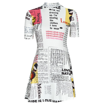 Desigual Kurze Kleider VEST_NEWSPAPER