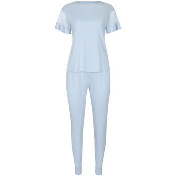 Lisca Pyjama-Sets Pyjama Hausanzug Hose Top Kurzarm Smooth Cheek