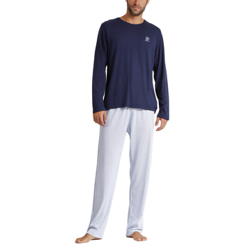Admas Pyjama-Sets Pyjama Hose Top Langarm Stripes And Dots