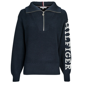 Tommy Hilfiger Pullover PLACED HILFIGER 1/2 ZIP SWEATER