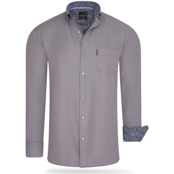 Cappuccino Italia Blusen Regular Fit Overhemd Antraciet