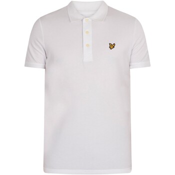 Lyle & Scott Poloshirt Einfarbiges Poloshirt aus Bio-Baumwolle