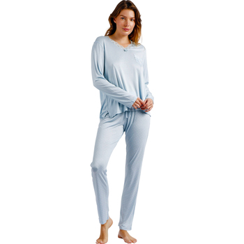 Admas Pyjama-Sets Pyjama Hausanzug Hose und Oberteil Soft Secret