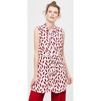 Surkana Blusen Camicia Nodo Fanta Red 520JUJA122