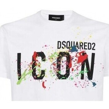 Dsquared  Sweatshirt T-Shirt Icon Homme blanc