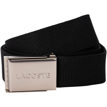 Lacoste Gürtel Gewebter Gürtel mit gravierter Schnalle