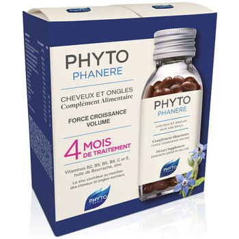 Phyto Accessoires Haare Phytophanere Nahrungsergänzungsmittel-kapseln 2 X 120 Einheiten