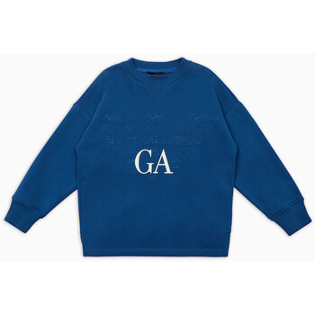Armani jeans  Kinder-Sweatshirt EMPORIO ARMANI FELPA OVER CON AQUILE GEOMETRICHE Art. 3D4MJA