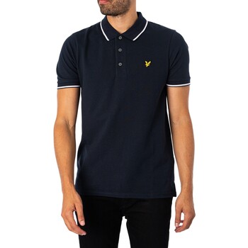 Lyle & Scott Poloshirt Poloshirt mit Spitze
