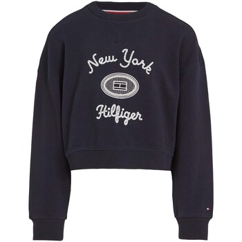 Tommy Hilfiger Fleecepullover Hilfiger Ny Embroidered Crewne