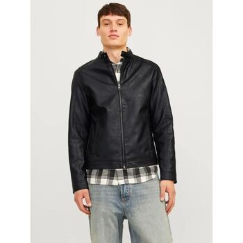 Jack & Jones  Lederjacken 12261195 DYLAN-BLACK