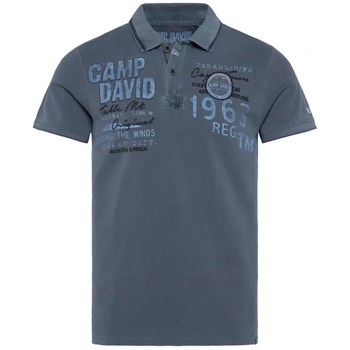 Camp David  T-Shirts & Poloshirts Poloshirt PARAGLIDING CAPE TOWN I Polo-Kurzarmshirt