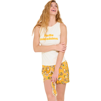 Lisca Pyjama-Sets Pyjama Hausanzug Shorts Tank Top SUMMER Cheek