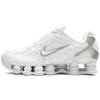 Nike Sneaker Shox TL White Metallic Silver Orange