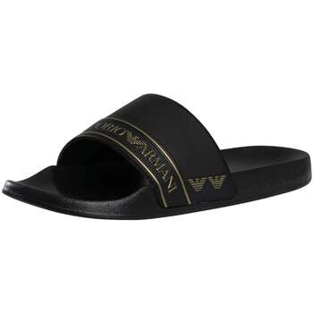 Emporio Armani EA7  Zehensandalen Marken-Slider mit Streifen