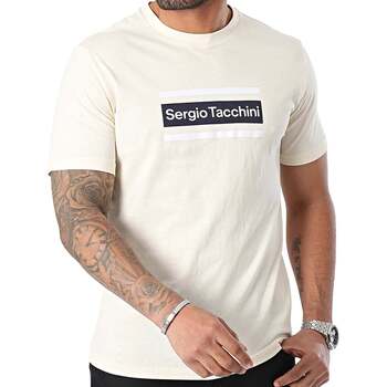 Sergio Tacchini T-Shirts & Poloshirts Lared T-Shirt Beige/White