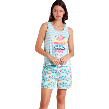 Admas  Pyjama-Sets Pyjama Shorts Tank Top Sandia Mr Wonderful