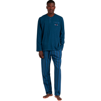 Admas Pyjama-Sets Pyjama Hose Top Langarm Flags Antonio Miro