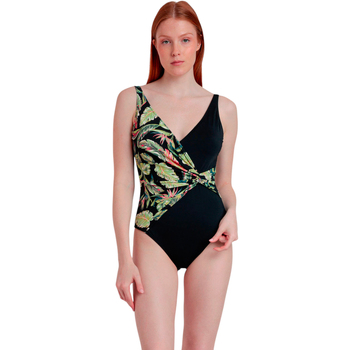 Admas  Badeanzug Einteiliger Badeanzug vorgeformt gekreuzt formend Jungle