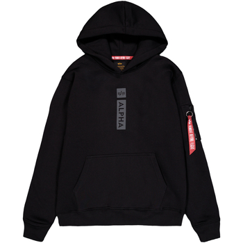 Alpha Industries  Sweatshirt Alpha Puff Print Hoodie - black