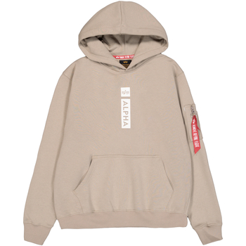 Alpha Industries  Sweatshirt Alpha Puff Print Hoodie - vintage sand