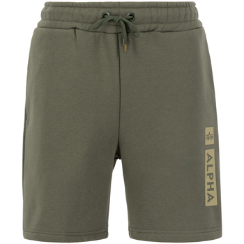 Alpha Industries Shorts Alpha Puff Print Short - dark olive