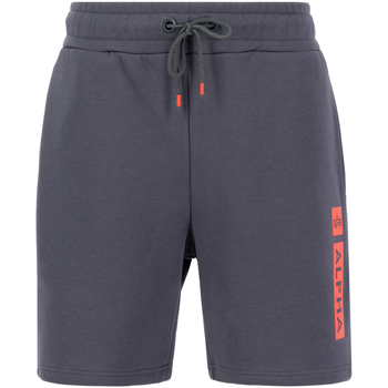 Alpha Industries Shorts Alpha Puff Print Short - vintage grey