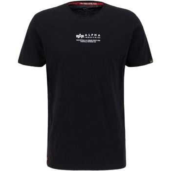 Alpha Industries T-Shirts & Poloshirts Alpha Wording T-Shirt - black
