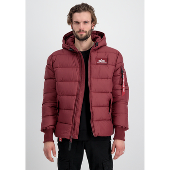 Alpha Industries Jacken Hooded Puffer Alpha FD - burgundy