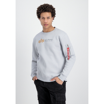 Alpha Industries Sweatshirt Alpha Label Sweatshirt - pastel grey