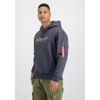 Alpha Industries  Sweatshirt Alpha Label Hoodie - greyblack
