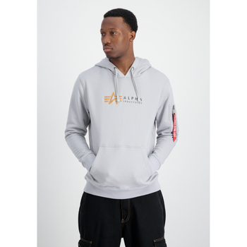 Alpha Industries  Sweatshirt Alpha Label Hoodie - pastel grey