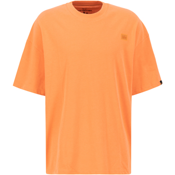 Alpha Industries  T-Shirts & Poloshirts Alpha Essentials RL T-Shirt - tangerine