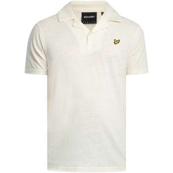 Lyle & Scott  Poloshirt Poloshirt aus Leinen mit Reverskragen