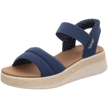 Skechers Keilabsatzsandalen Sandaletten Slip-ins: Slip-ins: BOBS Sun Ray 114413 NVY