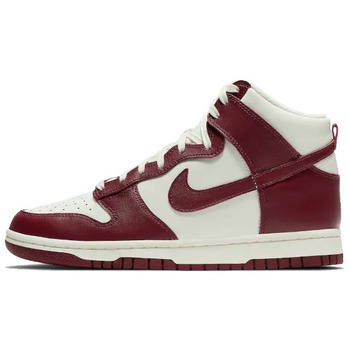 Nike  Turnschuhe Dunk High Sail Team Red