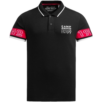 Camp David  T-Shirt Poloshirt Keep Focused Kurzarmshirt mit Polokragen